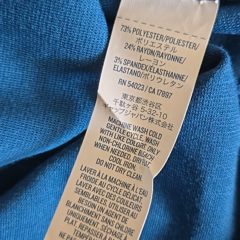 Old Navy-Blue pullover fitted dress with 3/4 sleeves Sz XS NWT - Picture 9 of 9